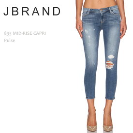 【SALE】J BRAND（ジェイブランド・ジェーブランド）835 MID-RISE CAPRI Pulse スキニー/デニム/カプリ/ダメージデニム/デストロイデニム