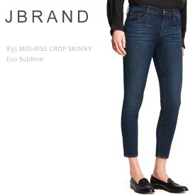 【SALE】J Brand ジェイブランド・ジェーブランド835 MID RISE CROP SKINNY Eco Sublimeスキニー クロップドスキニー スキニーデニム ジーンズ レディース ボトムス