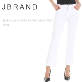 【SALE】J Brand（ジェイブランド・ジェーブランド）SELENA MID RISE CROP BOOT Blancクロップド ブーツカット ミッドライズ ホワイトデニム