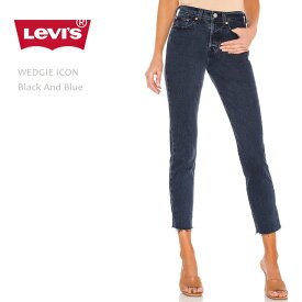 【SALE】Levi's Premium リーバイス プレミアム WEDGIE ICON Black and Blueリーバイス レディース ジーンズ ハイライズデニム テーパードデニム ハイウエスト カットオフ レディースジーンズ Levis LEVIS levis