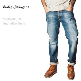 【SALE】Nudie Jeans（ヌーディー・ジーンズ） Average Joe Organic Indigo Embo【送料無料】