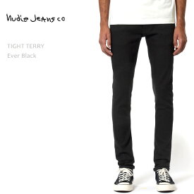 NUDIE JEANS ヌーディージーンズ TIGHT TERRY Ever Black ヌーディージーンズ タイトテリー ブラックデニム メンズデニム デニムパンツ ジーンズ nudie jeans co