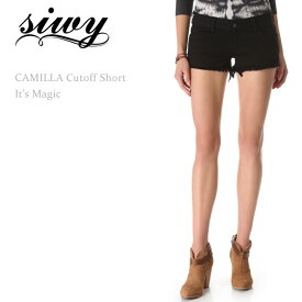 【SALE】Siwy（シィーウィー）Camilla Cut-Off Short It's Magicショートパンツ/カットオフショート/ブラックデニムショート