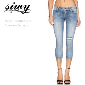 【SALE】Siwy（シィーウィー）JULIET CLASSIC POCKET CROPPED SKINNY Come on Come onスキニー/クロップド/デニム/カプリ/ダメージ