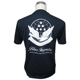自衛隊 Tシャツ 航空自衛隊 ブルーインパルス エンブレム ツートン ドライ 自衛隊グッズ 自衛隊Tシャツ