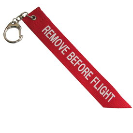 自衛隊グッズ 自衛隊キーホルダー フラッグキーホルダー 航空自衛隊 レッドストリーマー REMOVE BEFORE FLIGHT