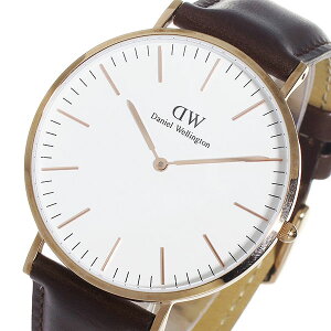 �_�j�G���E�F�����g�� DANIEL WELLINGTON �r���v CLASSIC WINCHESTER 36 ���[�Y�S�[���h 0505DW DW00100033 �z���C�g �u���[ �s���N �z���C�g