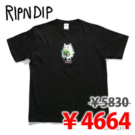 リップンディップ【RIPNDIP】RNDHOL23174 Monday‘s Tee 半袖 Tシャツ ネコ ストリート スケーター メンズ レディース ユニセックス 猫【ネコポス発送】