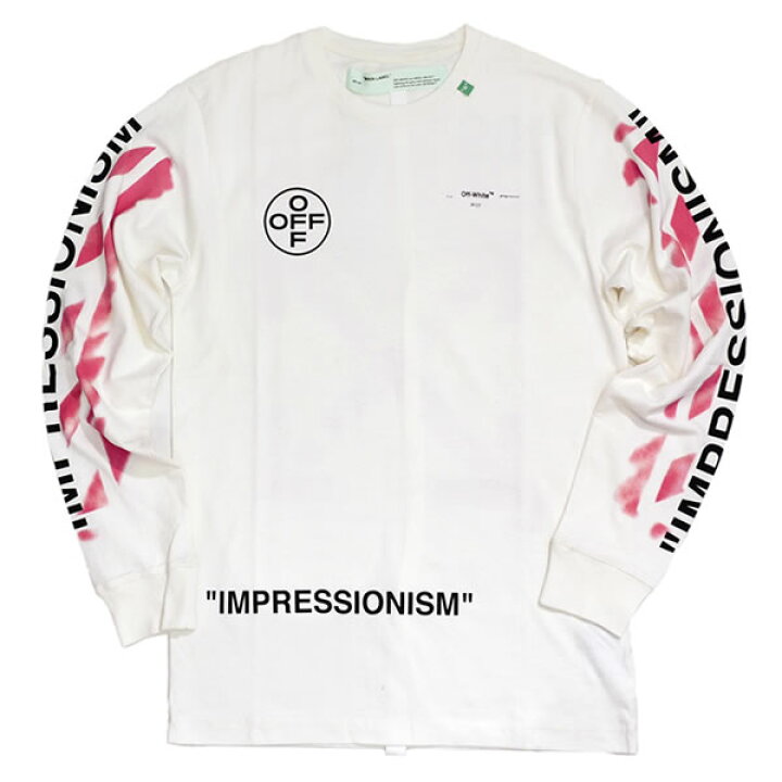 楽天市場】オフホワイト【Off-White】 正規品 DIAG STENCIL L/S TEE  