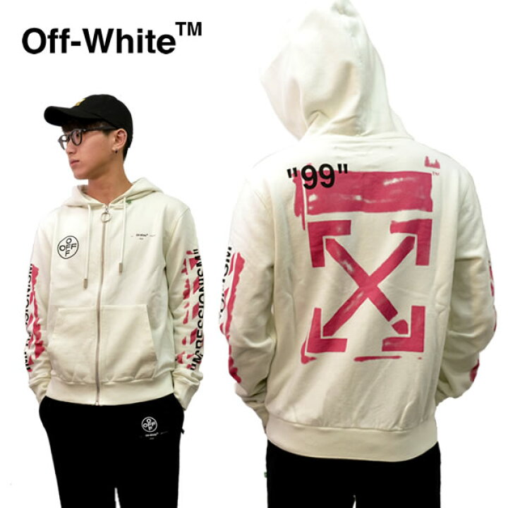 楽天市場】オフホワイト【Off-White】 正規品 DIAG STENCIL ZIPPED  