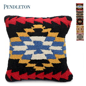 ペンドルトン【PENDLETON】フックドピロー ピロー PILLOW クッション チマヨ柄 ネイティブ柄 プレゼント XP070 インテリア もこもこ インテリア ロッジ キャンプ アウトドア 46cm × 46cm クッションカバー＆中材【あす楽】【送料無料】