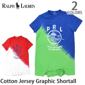 �|�� �����t���[�����yPOLO RALPH LAUREN�zCotton Jersey Graphic Shortall 320690336 �R�b�g�� �V���[�g �I�[�� �J�o�[�I�[�� �����p�[�X �x�r�[ �|�j�[ �|�� �M�t�g �v���[���g �o�Y�j�� 6���� 9�����y�l�R�|