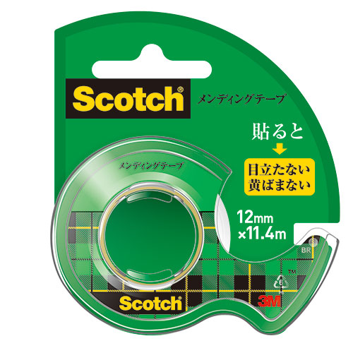 【30個セット】 3M Scotch スコッチ メンディングテープ小巻 12mmディスペンサ付 3M-CM-12X30 | BOLA　楽天市場店