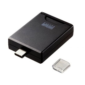 サンワサプライ UHS-II対応SDカードリーダー(USB Type-Cコネクタ) ADR-3TCSD4BK【メーカー直送】