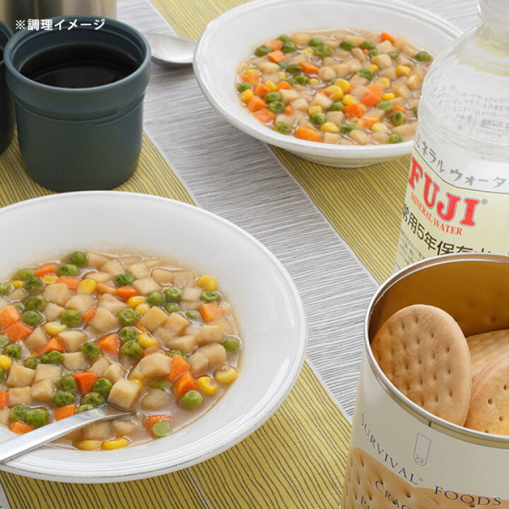 楽天市場】非常食セット 25年保存 サバイバルフーズ 小缶ファミリー 6 