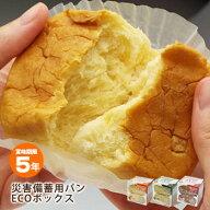 非常食 災害備蓄用パン ECOボックス オレンジ・プチヴェール・クランベリー＆ホワイトチョコ 箱入り アル…