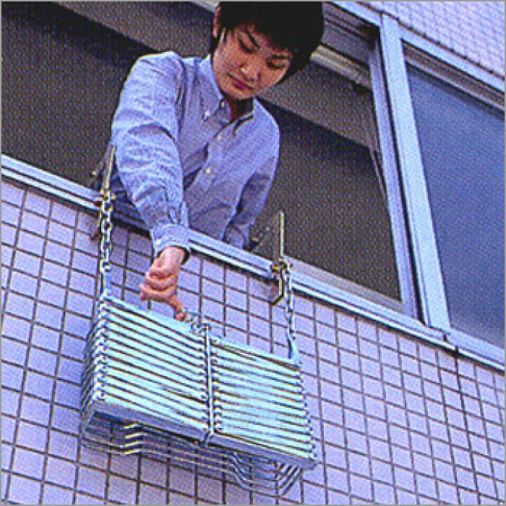 楽天市場】オリロー避難はしご金属製折りたたみ6型【送料無料 