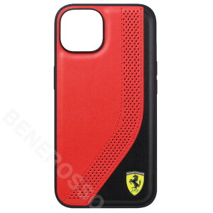 �t�F���[�� iPhone14 PU���U�[ �c�[�g�� �o�b�N�J�o�[ ���b�h/�u���b�N FEHCP14SPZIR