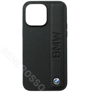 BMW iPhone 14ProMax ���U�[ �o�b�N�J�o�[ BIG LOGO STRIPE �u���b�N BMHCP14X22RDPK