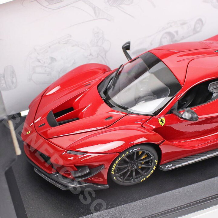 楽天市場】BBURAGO 1/18スケール フェラーリ FXX K EVO レッド 18 