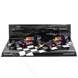 MINICHAMPS 1/43スケール レッドブル レーシング ルノー RB6 コンストラクターズ ワールドチャンピオンシップ 2010 S.ベッテル/M.ウェバー 2台セット 412100506