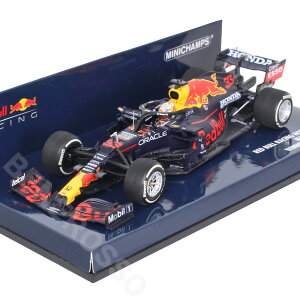 MINICHAMPS 1/43スケール レッドブル レーシング ホンダ RB16B M.フェルスタッペン フランスGP 2021 ウィナー 410210833