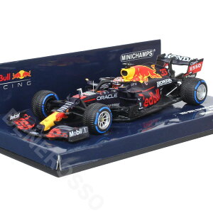 MINICHAMPS 1/43スケール レッドブル レーシング ホンダ RB16B M.フェルスタッペン ベルギーGP 2021 ウィナー 410211333