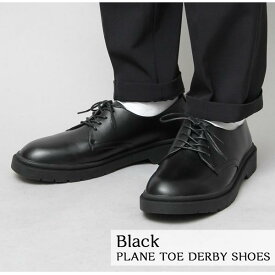 オックスフォード メンズ ダービーシューズ プレーントゥ ブラック 黒 ビジネスシューズ 革靴 カジュアル glabella グラベラ 男性 紳士 靴 くつ 送料無料 GLBT-233