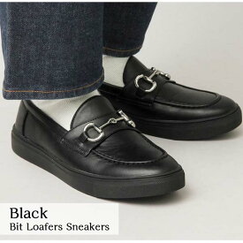 ビットローファー スニーカー メンズ ブラック 黒 ビジネスシューズ 革靴 カジュアル glabella グラベラ 男性 紳士 シューズ 靴 くつ 送料無料 GLBT-235