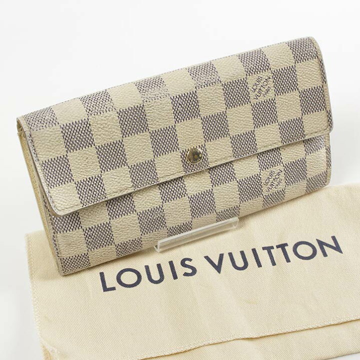 楽天市場】ヴィトン Louis Vuitton ダミエ アズール 長財布 ルイ 