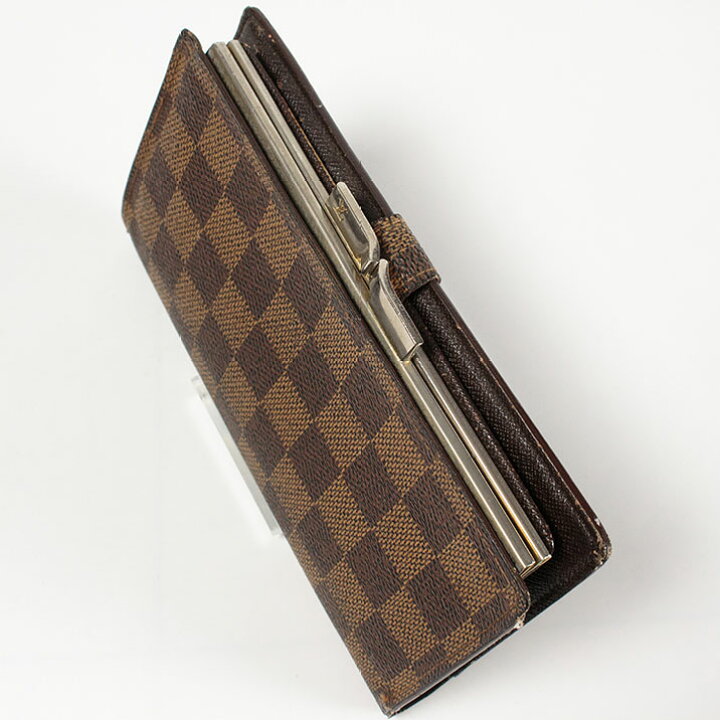楽天市場】Louis Vuitton ルイ・ヴィトン USA限定 がま口 二つ折り 長 