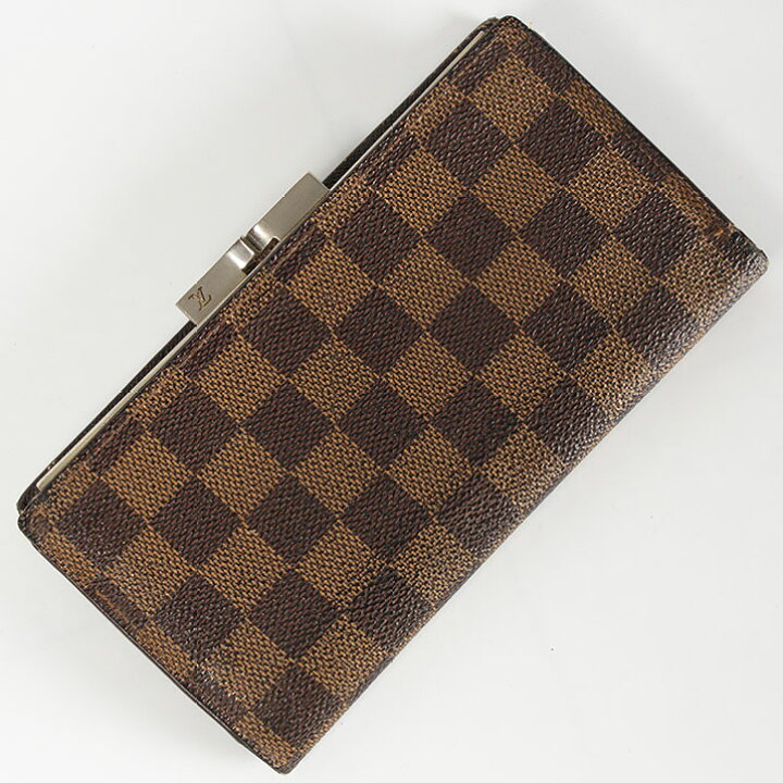 楽天市場】Louis Vuitton ルイ・ヴィトン USA限定 がま口 二つ折り 長 
