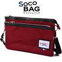 サコッシュ ショルダー バッグ バック メンズ ポシェット サコッシュバッグ ミニ バッグ 斜め掛け 肩掛け 薄型 軽量 丈夫 多収納 スマホポーチ おしゃれ レディース スマホ入る ユニセックス ワインレッド お出かけ プレゼント ポイント消化 買い回り 【最強配送 送料無料】