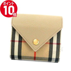 《ポイント10倍_21日23:59迄》バーバリー 二つ折財布 BURBERRY レディースヴィンテージチェック ベージュ系×ライトベージュ 8026115 【2020年春夏新作】 | ブランド