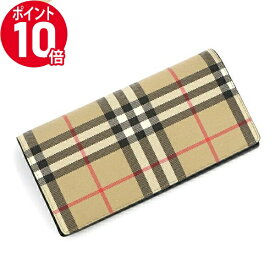 《ポイント10倍_27日9:59迄》バーバリー 長財布 BURBERRY 財布 メンズ ヴィンテージチェック ベージュ系 8049604 | ブランド