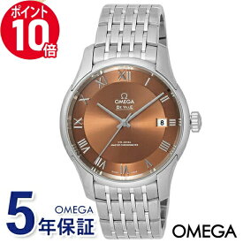 《期間限定P10倍_11日01:59まで》オメガ 腕時計 メンズ OMEGA デ・ヴィル アワービジョン 41mm 自動巻き ブラウン シルバー 433.10.41.21.10.001 | ブランド