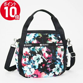 《P10倍_11日01:59まで》レスポートサック ショルダーバッグ LeSportsac SMALL JENNI 2way ミニトートバッグ レディース 花柄 ブラック系マルチカラー 8056 E457 | ブランド