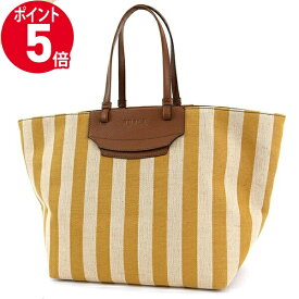 《ポイント5倍_27日1:59迄》フルラ トートバッグ FURLA レディース ストライプ イエロー系 WB00510 BX0635 1046S | ブランド