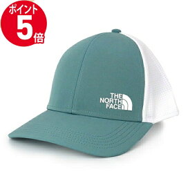 《ポイント5倍_21日23:59迄》ザ・ノースフェイス 帽子 THE NORTH FACE TNF LOGO ロゴ メッシュキャップ ブルーグリーン×ホワイト NF0A5FY2 A9L | ブランド