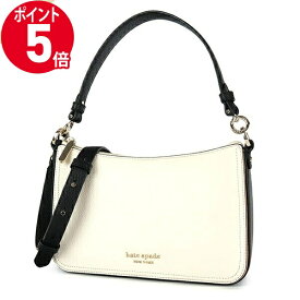 《ポイント5倍_27日1:59迄》ケイトスペード ショルダーバッグ kate spade レディース レザー 2way ワンショルダー アイボリー×ブラック K6570 960 | ブランド