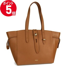 《ポイント5倍_8日23:59迄》FURLA フルラ トートバッグ NET レザー ミディアムトート ブラウン WB00779 HSF000 03B00