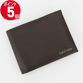 《ポイント5倍_27日9:59迄》カルバンクライン 二つ折り財布 Calvin Klein ブラウン メンズ K50K510600BAR | ブランド