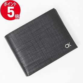 《ポイント5倍_27日1:59迄》カルバンクライン 二つ折り財布 Calvin Klein ブラック メンズ K50K510878BAX | ブランド