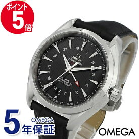 《ポイント5倍_27日9:59迄》オメガ 腕時計 OMEGA メンズ シーマスター アクアテラ GMT コーアクシャル 自動巻き 43mm ブラック 231.13.43.22.01.00 | ブランド