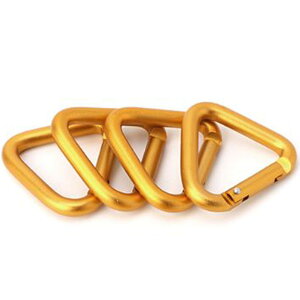 �O�p�J���r�i �g���C�A���O���J���r�i/�t�b�N���� Triangle carabiner 3�J���[ �L�[�z���_�[/�n���h���C�h/�A�N�Z�T���[���i/�A�E�g�h�A/DIY�p�[�c