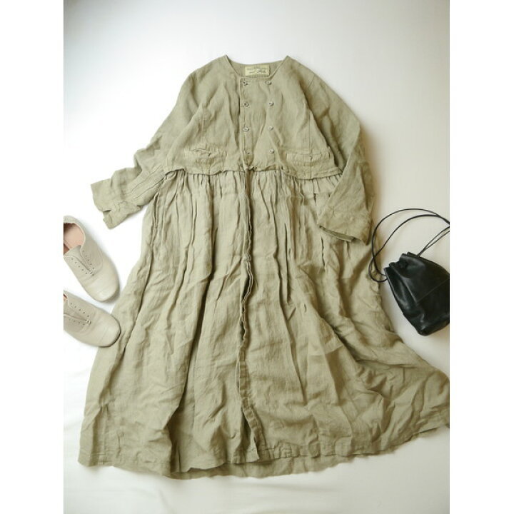 楽天市場】20SS nest Robe ネストローブ リネン ダブル ブレスト 切替  