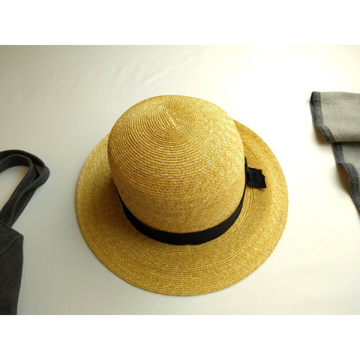 楽天市場 Ca4la カシラ カンカン帽 ハット 麦わら帽子 リボン 中古 Branica Republic