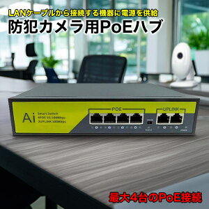 POEڑnu LANnu 4|[g u[hEHb` HUB-POE-4CH ő100Mbps LANP[ud\ POE HUB LLAN ĎJp hƃJp POEd hƃJZbgp
