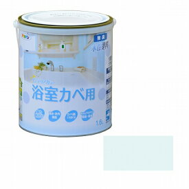 【あす楽対応・送料無料】アサヒペンNEW水性インテリアカラー浴室カベ1．6Lライトブルー【壁紙の上からそのまま塗れる】