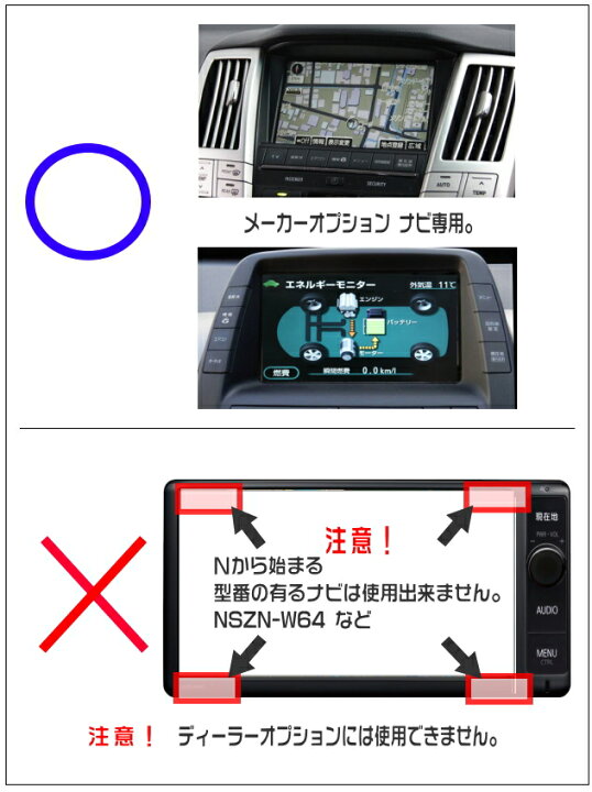 楽天市場】テレビキット 20系 プリウス 後期 HDDナビ （NHW20 H17  